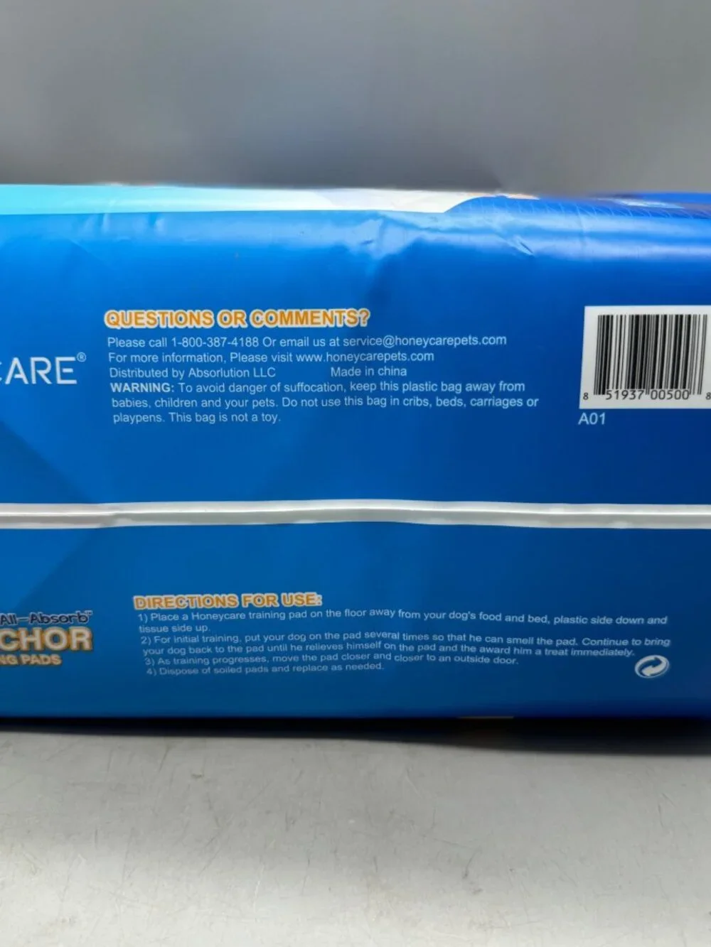 Honeycare All-Absorb Petrichor Training Pads 100 Ct 22